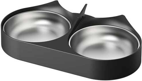 PETLIBRO Haustiernahrung Splitter mit Edelstahlnäpfen, Automatischer Katzenfutterspender für Zwei Katzen oder Hunde, geeignet Automatischer Katzenfutterspender PLAF005, PLAF006, PLAF103, PLAF203