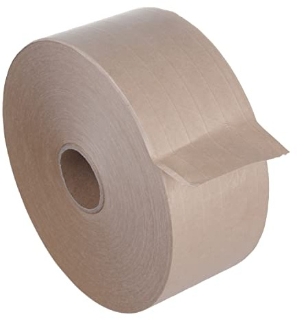 Green Blue GB8150 Nastro di carta kraft attivato ad acqua Confezione nastri di carta da 70 mm x 150 m da utilizzare con un distributore di nastro da imballaggio Carta kraft (1)