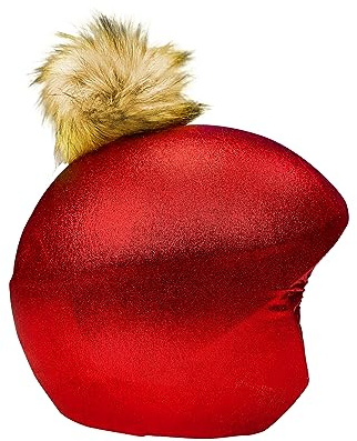 Coolcasc E010 Exclusive Rose, Copertura Casco Unisex-Adulto, Rosso, Taglia Unica