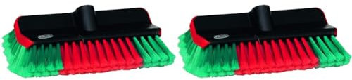 Vikan High/Low Waschbürste für Auto, PKW, LKW und Bus, Autowaschbürste 28 cm mit Wasserdurchlauf max. 50°C. (Packung mit 2)