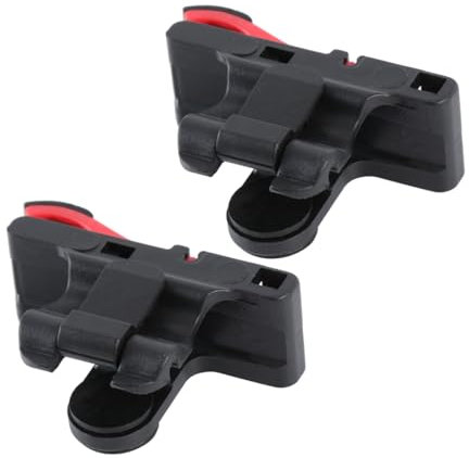 HOOTNEE Schnellfeuer Gamecontroller Hilfstool Kupferinduktion Fps Mobile Shooter Trigger Telefonzubehör Schwarz Rot