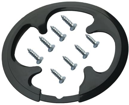 Yundxi Fahrrad Kettenblattschutz, 42T Kettenschutzring Kettenradabdeckung, Kunststoff Fahrrad Kettenrad für 42 Zähne Fahrräder und Mountainbikes (Schwarz 10.1cm)