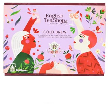 English Tea Shop Organic Cold Brew Selection - 12 Pyramid Tea Bags