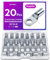 20 Pcs Battery Terminal Connectors, ANVINKU Battery Cable Connectors SC16-8 Battery Terminals, Heavy Duty Copper Battery Lugs, SC Ring Terminals for Car, Cable Lugs, Wire Terminals Crimp Connector