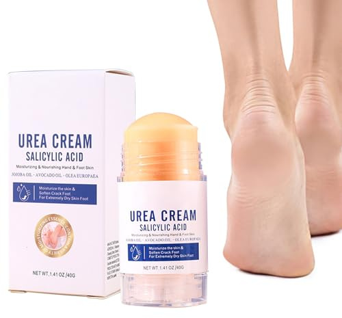 Heel Balm, Cracked Heel Repair Cream, Fast Absorption Moisturizer For Dry Skin, 40ml Softener Relief Roller For Hands, Feet, And Body Care For Women, 7.8x3.8x3.8cm