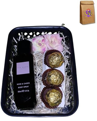Ted B.London Women's Rose Cassis Body Spray, 150 ml, Gift Basket