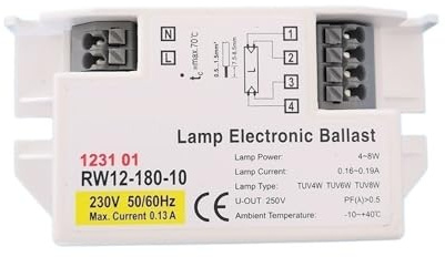 RTRCAGAKM RW12-180-10 RW12-180-10A 120V 230V 4W-8W Ballast électronique for Lampe TUV4W TUV6W TUV8W(230V)