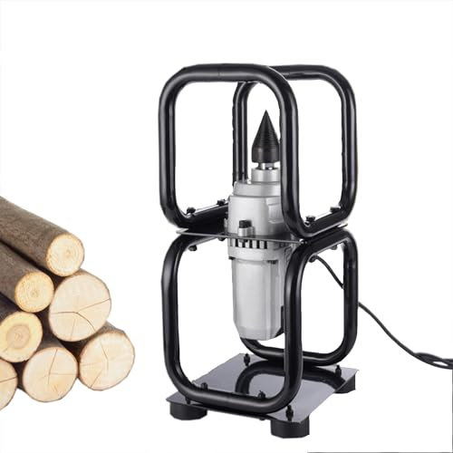 Cortadora De Leña Eléctrica De Conos, Cortadora De Troncos De Tornillo De Taladro Automático De Alta Resistencia, Herramienta Cortadora De Madera(Cortes De Madera De hasta 10,8 De Diámetro)