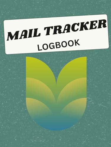 Mail Tracker Logbook: Incoming & Outgoing record journal
