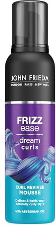 JOHN FRIEDA Frizz-Ease - Schiuma per capelli ricci, 200 ml, modello casuale