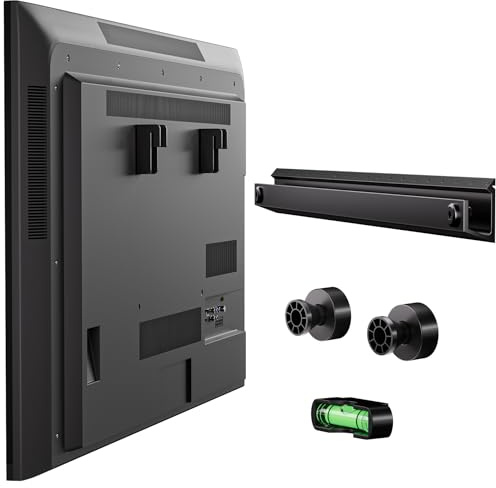 AENTGIU Support Mural sans Goujons pour TV - Charge maximale de 45,4 kg - Montage Facile avec Tout Le matériel Inclus