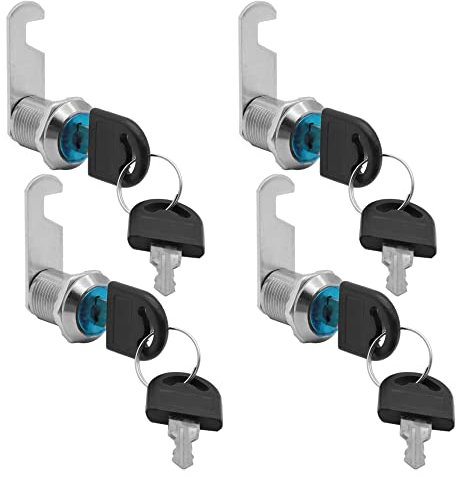 KtbeYTi 4 Pièces 25 mm Serrure Batteuse, Durable Serrure Boite aux Lettres Placard Serrure pour Tiroir D'armoire, Boîte à Outils
