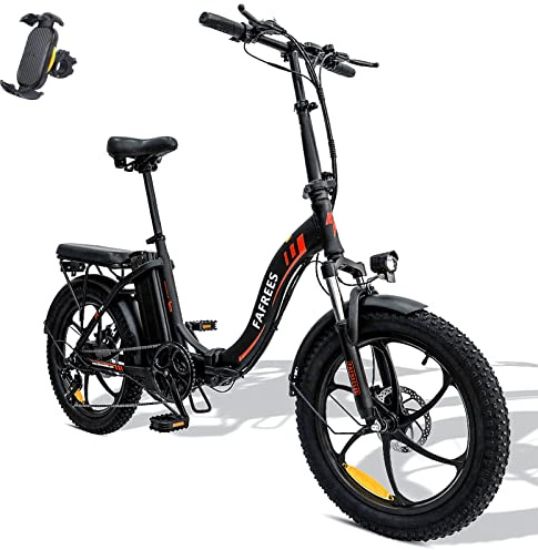 Fafrees F20 Bicicleta eléctrica plegable Fatbike [Oficial] 36 V 18 Ah batería para desplazamientos, bicicleta eléctrica de 20 pulgadas para mujer, 250 W, 25 km/h, bicicleta de montaña para hombre
