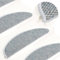 QJBSAVVA Treppenmatten, treppenstufen antirutsch treppen Teppich teppichunterlage rutschfest stufenmatten innen Geeignet für Einfache Reinigung Selbstklebend Sisal-Optik 15 STK 56x17x3cm Blau