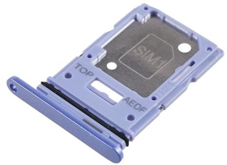 Ricambio Compatibile con Samsung Galaxy A54 5G A546 A546B SM-A546B Carrello Vassoio Alloggio SUPPORTO adattatore SLOT PORTA CARD carrello per SCHEDA SIM + vano Memoria Micro Sd (Viola)