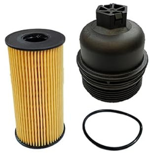 3RG INDUSTRIAL - Kit Tapa Y Filtro Aceite - OEM 7701070114 + 7701478537 - Piezas para Coche Recambios Motor y Otras Partes de Vehículo - Compatible con los Distintos Modelos de Coche.