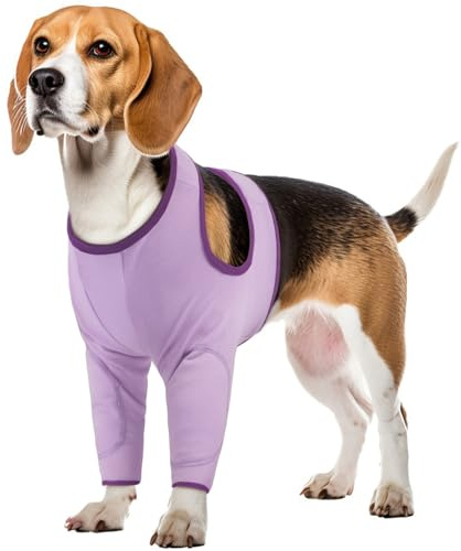 Främre benskydd hund, hundbody XL efter Op armbågsskydd hundben sår skydd armbågsskydd fram armbågsbandage (lila, XL)