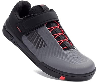 Crank Brothers Unisex Stamp Speed Lace Fahrradschuhe, Grau Schwarz Rot, 44 EU