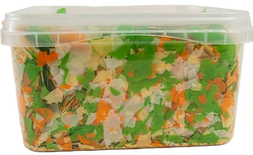 Walters Multi Pond Flakes (2L Tub) | Premium Pond Fish Food for Goldfish, Koi and all Cold Water Pond Fish | Floating Fish Food Flakes in Stay Fresh Tubs/Bucket and Refill Bags