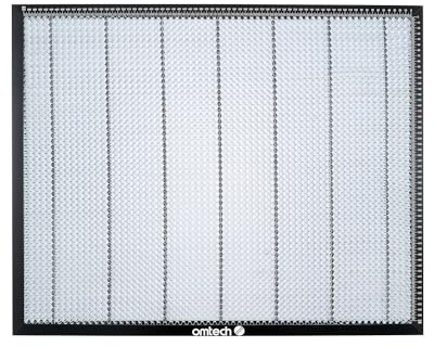 OMTech 500 x 700 mm Panel de Nido de Abeja para Grabador Láser Mesa de Trabajo de Nido de Abeja de Aluminio para Máquina de Grabado de Marcado de Fibra con Escala Incorporada (500 x 700 mm)