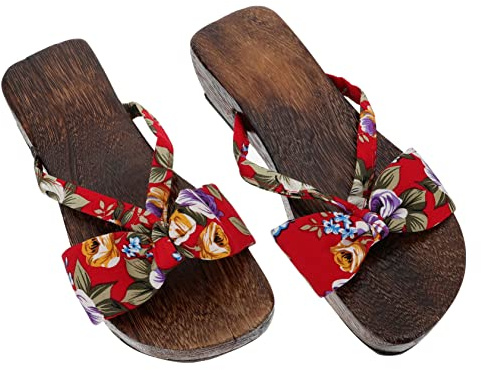 Levemolo Pantofole Basse Donna Antiscivolo Estive in Legno e Stoffa Calzature Traspiranti e Delicate 1 Paio Scarpe per Passeggiate al