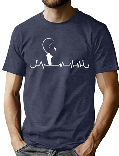 VVNTY Fishing Tshirt for Men Fishing Gifts for Men Funny Fishing Accessories S-XXL