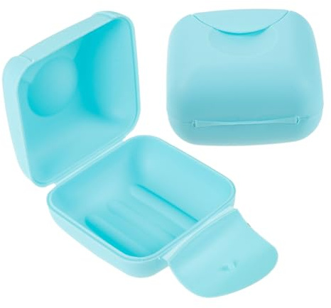 FIXOSHEE 2 pièces Boîte de Rangement Compacte Plastique pour Cup Menstruelle Légère et Portable Lot pour Voyage et Usage Extérieur Protection Anti-poussière Pratique