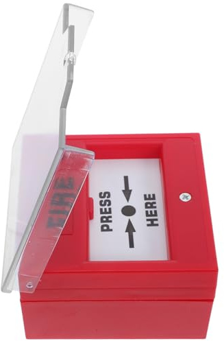 DIYEAH Pulsante di Allarme di Emergenza Chiave di Reset Manuale in Plastico per Sistemi Antincendio Commerciali e Postazioni di Chiamata
