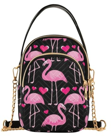 Lila bläckfisk svart crossbody telefonväska för resor | Crossbody väska: Rymlig organisation med flervägs-bärning