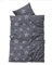 Leonado-Vicenti 4 teilig Flausch Bettwäsche 135x200 cm Sterne Stars grau Silber Thermofleece