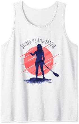 SUP Board Paddle Stand Up Paddling Tank Top