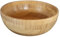 pandoo Bols en bambou | Bol à fruits, saladier en bambou | Vaisselle à fruits, bol en bois, bol décoratif | (Ø 25 cm)