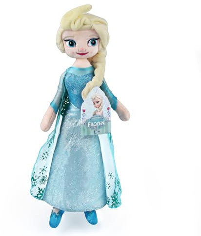 Xingsky Kuscheltier Plüschfigur, ELSA Spielzeug Puppe 40cm Frozen Puppe, ELSA Stoffpuppe Cartoon Gefüllte Puppe für Kinder Mädchen Geburtstag