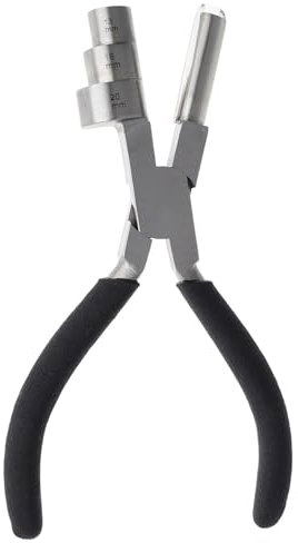 Alicates de punta redonda para hacer joyas y soldadura electrónica, mango cómodo, alicates de envoltura de alambre, herramienta de joyería