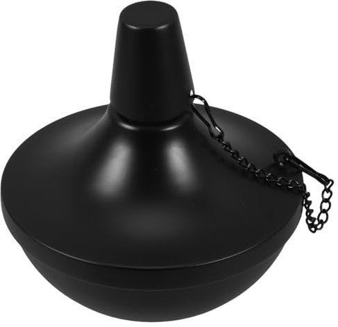 FUNOMOCYA Antorcha Tiki De Mesa Recipiente De Antorcha Recargable para Exteriores con Mecha Y Cubierta Lámpara De Antorcha De Metal para Mesa Al Aire Decoración Jardín Antorcha De