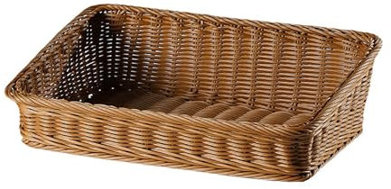 40x30x12 Cm Cestino Rettangolare In Rattan Intrecciato Per Frutta Cesto Di Vimini Rettangolare Vassoio Rettangolar In Rattan Snack Contenitore