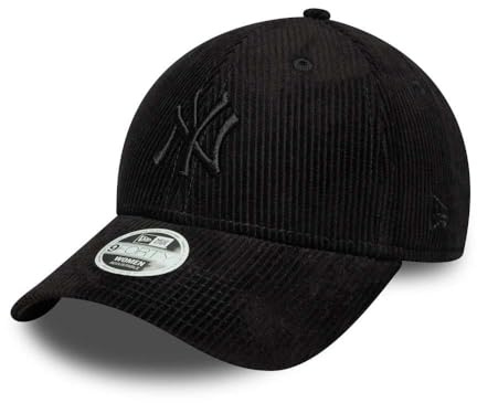 New Era WMNS Cord 9Forty Adjustable Damen Cap NY Yankees Schwarz, Size:OneSize