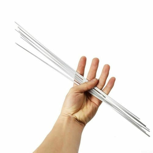 Barre di saldatura in alluminio, 100 pezzi, 1 diametro 6 mm e lunghezza 50 cm, per riempitrice e connessione in metalworks