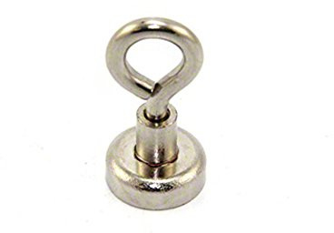 Magnet de Sujeción de Neodimio Con Cebolio M4 Para Colgar, Sostener O Mostrar Elementos - 16mm de Diámetro x 32mm de Alto - 9.7kg - Paquete de 10