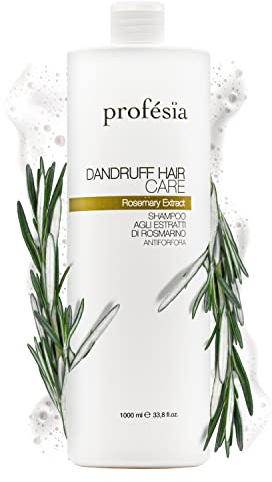 PROFESIA Shampoo Antiforfora al Rosmarino per Capelli Grassi e Cute con Forfora, Purificante e Seboregolatore, Shampoo Professionale per Donna e Uomo, Aiuta a Ridurre Prurito e Untuosità, 1000 ml