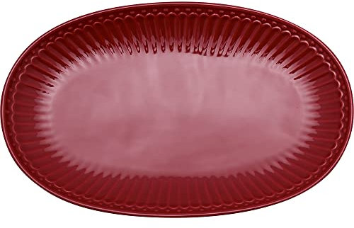 Greengate STWBPLAALI3206 Alice Keksplatte claret red 23 cm ( 1 Stück )