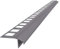 Renoplast® Aluminium Traufprofil K100R 200cm Grau | Fertigstellung von Terrassen und Balkonen | Fliesenböden auf Klebemörtel | Wasser ablaufsysteme Winkelprofil | Korrosionsschutz Balkonprofile