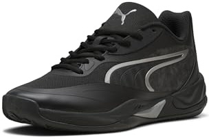 Puma Men's All-Pro Nitro Basketball Shoes, Black-Aged Silver AH25, 13