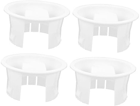 CIYODO Coperchio per Brocca d'Acqua in Pc Bianco, Resistente all’Usura, Compatto e Multifunzione, per Uso Quotidiano e Ristoranti, Set da 4 Pezzi