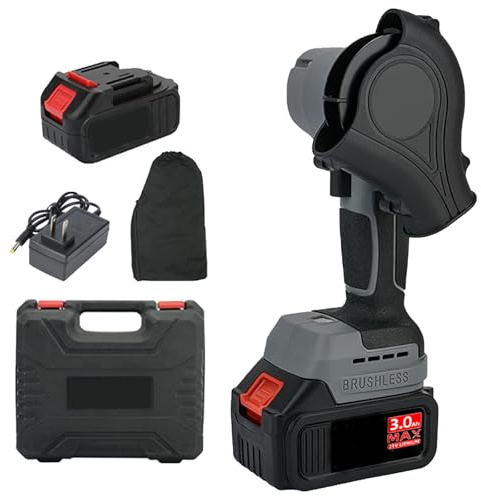 Grattoir D'écorce D'arbre Fruitier Sans Fil, Coupe-boucle à Boucle De Lithium-ion 21v Avec Affichage électrique Et Verrouillage De Sécurité, Moteur En Cuivre 8000r / Min, Lame En Acier Mang 1 battery