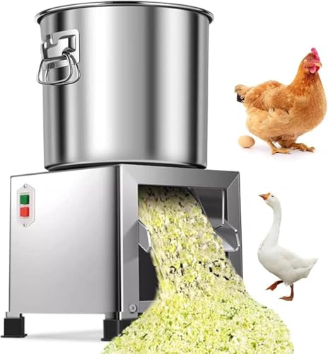 Picadora eléctrica de verduras con cuchillas de alta velocidad para una preparación eficiente de alimentos en el hogar y la granja