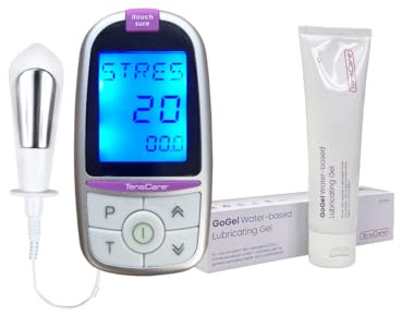 TensCare iTouch Sure + Go Gel Lubrifiant Naturel | Électrostimulateur périnéal avec gel lubrifiant naturel pour renforcer le plancher pelvien et lutter contre l'incontinence