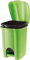 Tontarelli - 8101536813 - Pattumiera da 6 Litri con Pedale, Colore Verde Gemma