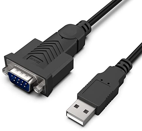 BENFEI Câble USB vers série 1,8 m, câble série USB vers RS-232 (9 Broches) DB9, chipset Prolific, Windows 11/ 10 / 8.1 / 8/7, Mac OS X 10.6 et supérieur