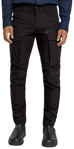 G-STAR Hombres Rovic Zip 3D Regular Tapered Pants, Negro (Dk Black D02190-d909-6484), 34W / 32L